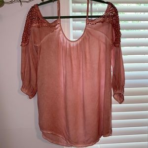 Cute cold shoulder top